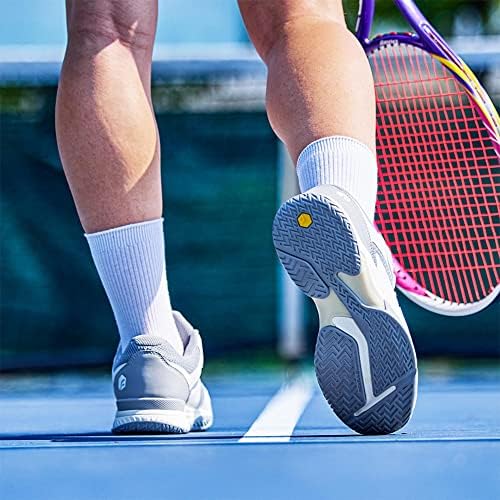נעלי חמוצים רחבות של פיטוויל לגברים כל נעלי טניס קורט עם תמיכה קשתית לפאסיטיס פלנטרי