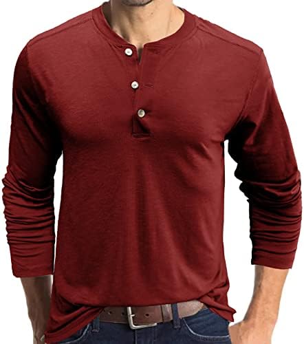 חולצת MMnote לגברים רופפת מתאימה משקל כבד של חולצת טריקו עם שרוול ארוך