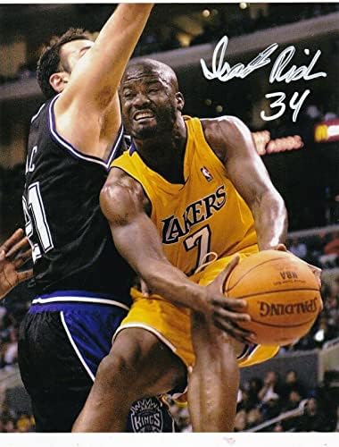 ישעיהו רוכב לוס אנג'לס לייקרס פעולה חתומה 8x10 - תמונות NBA עם חתימה