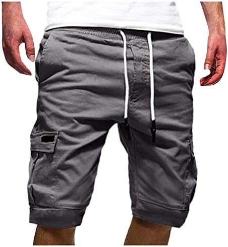 מכנסי טיול של יקריטיאננה מכנסיים קצרים מטען מגורים קלים מכנסיים קצרים טקטיים במכנסיים קצרים בצבע אחיד למכנסי קמפינג חיצוניים