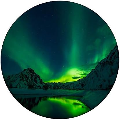 איסלנד אורורה בוריאליס אורות צפון אורות יופי מדהימים פופגריפ: אחיזה הניתנת להחלפה לטלפונים וטאבלטים