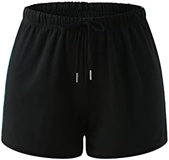 מכנסי אימון פס קצרים מכנסיים קצרים אתלטי קשת חותלות לנשים קיץ נשים מפעילות מכנסיים קצרים פעילים מזדמנים למכנסי ריצה