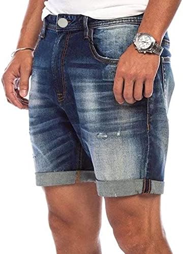 בית מיאשוי עם מכנסיים קצרים מזדמנים לגברים כיס אביב ספורט קיץ פיתוח גוף ג 'ינס מכנסיים קצרים ג' ינס מכנסי יום