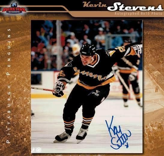 קווין סטיבנס חתם על פיטסבורג פינגווינים 8x10 צילום -70267 - תמונות NHL עם חתימה