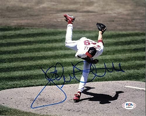 ג'ק מקדואל חתם על 8x10 Photo PSA/DNA קליבלנד חתימה - תמונות MLB עם חתימה