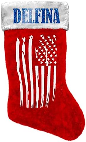 דגל אמריקאי דלפטינה דגל אמריקאי מגרש חג המולד פרווה אדומה פטריוטית
