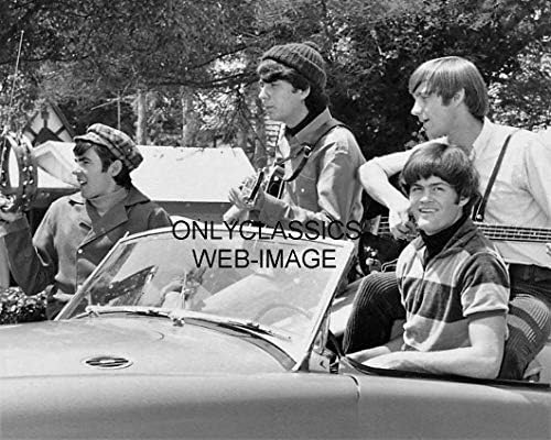 רק Classics 1967 Monkees 8x10 צילום מכונית דייווי ג'ונס פיטר טורק מיקי דולנץ מייקל נסמית '