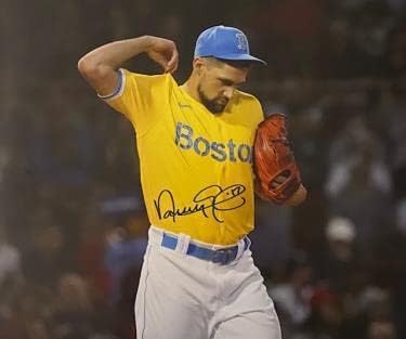 Nathan Eovaldi חתימה על חתימה 16x20 - תמונות MLB עם חתימה