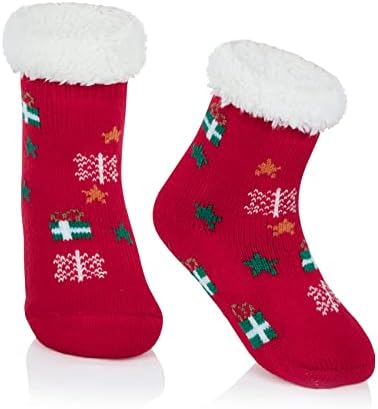 דוריו פעוטות ילדים גרביים עם גרביים עם גרביים חמים גרביים מטושטשים לילדים חמודים גרבי חורף בנים בנים גרבי חג המולד