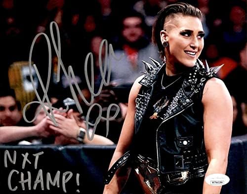 Rhea Ripley חתום וכתוב WWE NXT אלוף נשים 8x10 תמונה 3 JSA COA - תמונות היאבקות חתימה