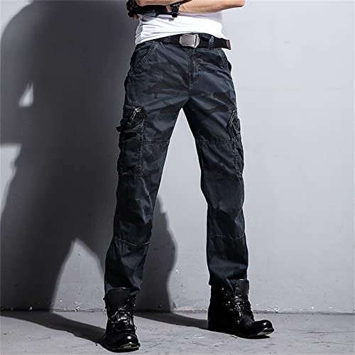 Maiyifu-GJ CAMO Multi Pocket Pocket מכנסיים קרב משקל קל משקל טיולים בר רגוע רגוע כושר מכנסיים צבאיים