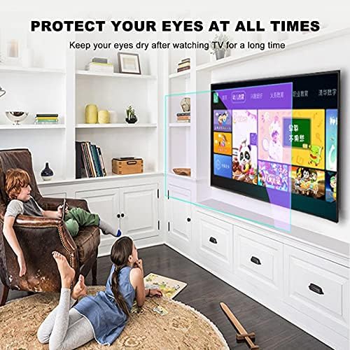 קלוניס 32-75 אינץ אנטי בוהק סרט אנטי כחול אור טלוויזיה מסך מגן עבור להקל על לחץ בעיניים ולעזור לך לישון טוב יותר,46