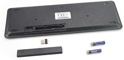 מקלדת גלי תיבה תואמת למיזוג 5 מחשב נייד ט90ב+פרו-128 ג ' יגה - בייט-מקלדת מדיה אחת עם משטח מגע, לוח מקשים בגודל מלא למחשב אלחוטי-שחור