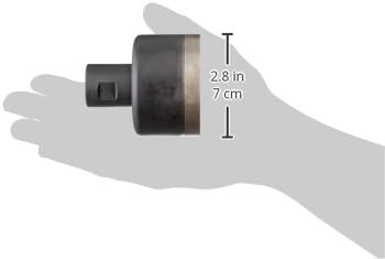 מקדח אריחי קיר דק של לקמונד חיה - 2-5 / 8 מסור חור קרמיקה ופורצלן עם תצורת קיר דקה רציפה & מגבר; 5/8 ארבור-פב 258