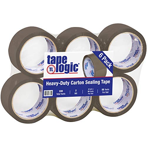 Tafe Logic® 400 קלטת תעשייתית, 2 מיל, 2 x 55 yds, שיזוף, 6/מארז באמצעות הנחה משלוח ארהב